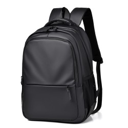 Driulug Black Waterproof Backpack – Large-Capacity Travel Bag with Comfortable Adjustable Straps