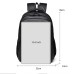 Driulug Black Waterproof Backpack – Large-Capacity Travel Bag with Comfortable Adjustable Straps