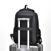 Driulug Black Waterproof Backpack – Large-Capacity Travel Bag with Comfortable Adjustable Straps